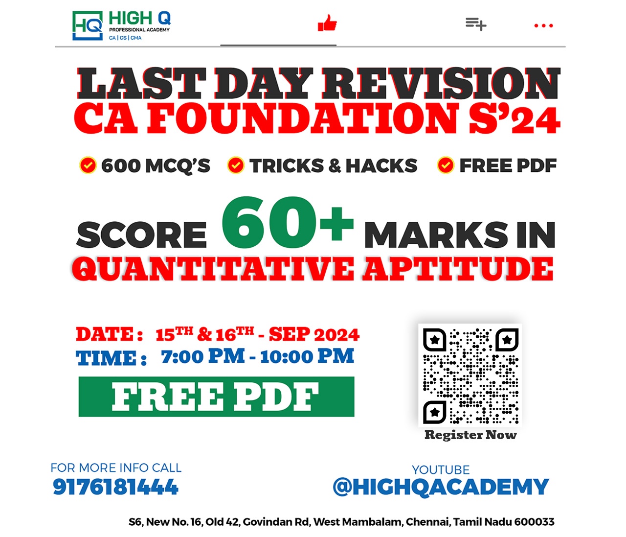 CA Foundation Coaching